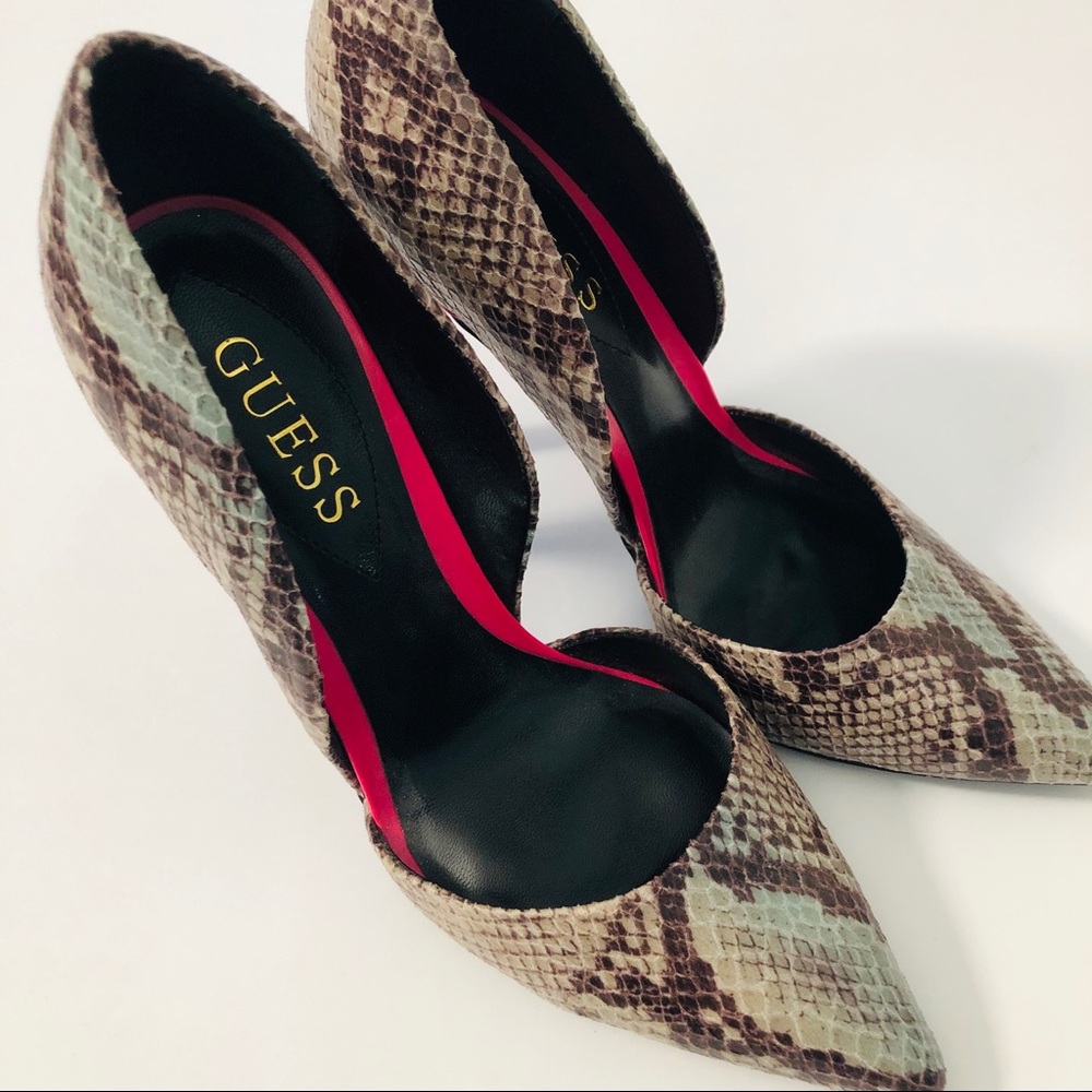 Guess Snakeskin Heels